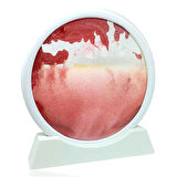 Dekoratif Çöl Temalı Kırmızı Kum Saati