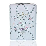 Dikdörtgen Makyaj Aynası Sevmli Tavşan Beyaz