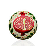 Metal Kutulu Pudra Kokulu Desenli Şık Doğal Mum