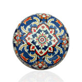 Metal Kutulu Pudra Kokulu Desenli Şık Doğal Mum