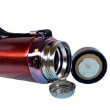 1Lt Çelik Termos Kırmızı