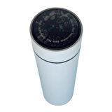 Kişiselleştirilebilir Dereceli Termos 05 Lt Beyaz Renk