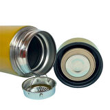 Kişiselleştirilebilir Dereceli Termos 05 Lt Sarı Renk