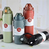 Kişiselleştirilebilir Soğuk Tutması İçin Özel 316L Termos Siyah