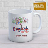 Kişiye Özel İsim Yazılabilir English Teacher Kupa Bardak