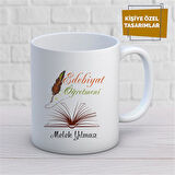 Kişiye Özel İsim Yazılabilir Edebiyat ÖğretmeniKupa Bardak