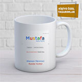 Kişiye Özel İsim Yazılabilir Bilgisayar Öğretmeni Kupa Bardak