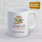 Kişiye Özel İsim Yazılabilir Anasınıfı Öğretmeni Kupa Bardak