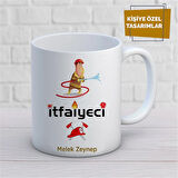 Kişiye Özel İsim Yazılabilir İtfayeci Kupa Bardak