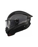 AXXIS Ghostfighter Bitone C12 Mat Koyu Gri Motosiklet Kaskı - MotoDede