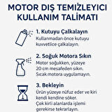 444 Motor Dış Temizleme 500 ml Sprey X24'lü Avantajlı Paket