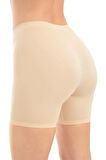 Cottonhill Premium - Kadın Ten Ultra-Rahat Seamless Yüksek Bel Uzun Paça Boxer