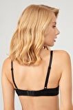Lol Up Push Up Balenli Siyah Sütyen