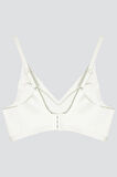 Krem Lazer Kesim Dikişsiz Sütyen Çıkarılabilir Pedli Hayalet Sütyen Agraflı Ayarlanabilir Askılı