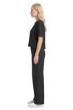 Premium - Sway Collection | Siyah Basic Yüksel Bel Modal Bol Paça Kadın Pantolon