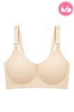 Seamless Bra - Nuvia |Ten Lazer Kesim Klipsli Önden Açılabilir Rib Dokulu Dikişsiz Emzirme Sütyeni