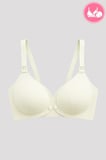 Seamless Bra - Mavelle | Krem Lazer Kesim Klipsli ve Çıtçıtlı Önü Açılabilir Emzirme Sütyeni