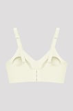 Seamless Bra - Mavelle | Krem Lazer Kesim Klipsli ve Çıtçıtlı Önü Açılabilir Emzirme Sütyeni