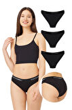 Pamuklu Basic Kadın Bikini Külot 3'lü Paket