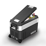 ICECO 37 Litre Tekerlekli  Kompresörlü Oto Buzdolabı/Dondurucu 12/24Volt
