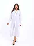 5855 ELBİSE-BEYAZ