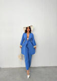 KOLUCU PÜSKÜL KİMONO TAKIM - Mavi