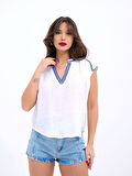 7162 BLUZ-BEYAZ