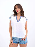 7162 BLUZ-BEYAZ