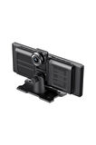 Cn-120cp 4k Uyumlu Çift Kameralı Video Kaydedici Dashcam Araç Içi Kamera Carplay Android
