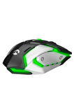 Sm-g72 Usb Siyah Gümüş Işıklı Oyuncu Mouse