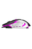 Sm-g72 Usb Siyah Gümüş Işıklı Oyuncu Mouse