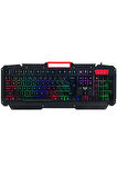 Kb-r800 Metafor Usb Rgb Aydınlatmalı Metal Yüzey Gaming Klavye