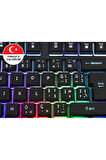 Kb-r800 Metafor Usb Rgb Aydınlatmalı Metal Yüzey Gaming Klavye