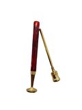 Pipo Tamper Slim (Sıkıştırıcı ve Temizleyici) Kırmızı/Gold