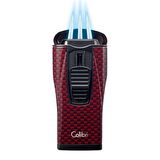 Colibri Monaco 3 Jet Alev Karbon Puro Çakmak Kırmızı LI880T12