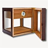 Lubinski Cam Küp Cedar Tepsili Puro Kutusu Humidor 40s