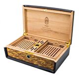 Lubinski Special Edt. Carbonfiber Parmakizi Humidor Puro Kutusu 80's