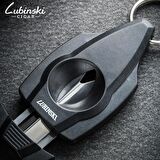 Lubinski Anahtarlık V-Cut Puro Kesici Lazer Bıçak Plastik-Siyah(56Ring)