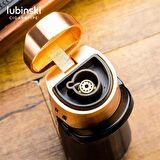 Lubinski Lion İğneli + Delicili Tek Torch Puro Çakmağı Gold