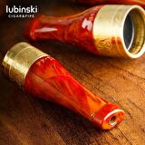 Lubinski 4'lü 4 Boy Puro Ağızlığı Kahve-Gold (42-57 Ring)