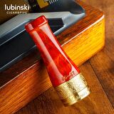 Lubinski 4'lü 4 Boy Puro Ağızlığı Kahve-Gold (42-57 Ring)