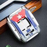 Lubinski Cuba Flag Kılıflı Kare Puro Kesici (60Ring)