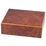 Cedar Alman Puro Kutusu Humidor Seti Kahve 25's