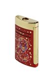 S.T. Dupont Maxijet Burgundy/Gold Year of The Dragon Puro Çakmağı 20176