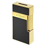 S.T. Dupont BQ Big D Golden Shiny Black Lacquer Çakmak 25002