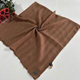 Bonjela Pliseli Bambu Eşarp Sütlü Kahve PBE0209