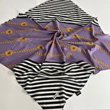 Bonjela Desenli Mio Cazz Eşarp BJ2001