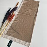 Bonjela Monogram Şal Latte-Krem JZ0309
