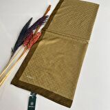 Bonjela Monogram Şal Hardal-Yağ Yeşili JZ0316