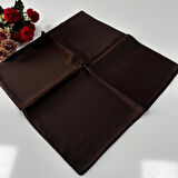 Miray Düz Kristal Eşarp Acı Kahve LTA0519